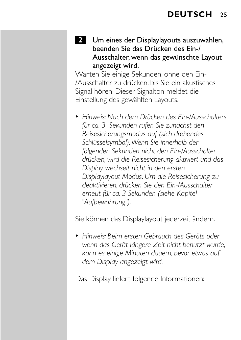 Deutsch | Philips Afeitadora eléctrica User Manual | Page 23 / 160