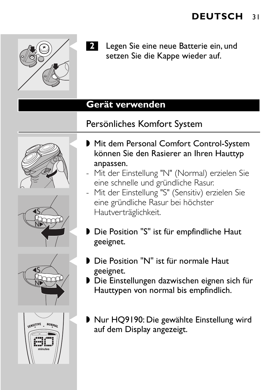 Philips Afeitadora eléctrica User Manual | Page 29 / 160
