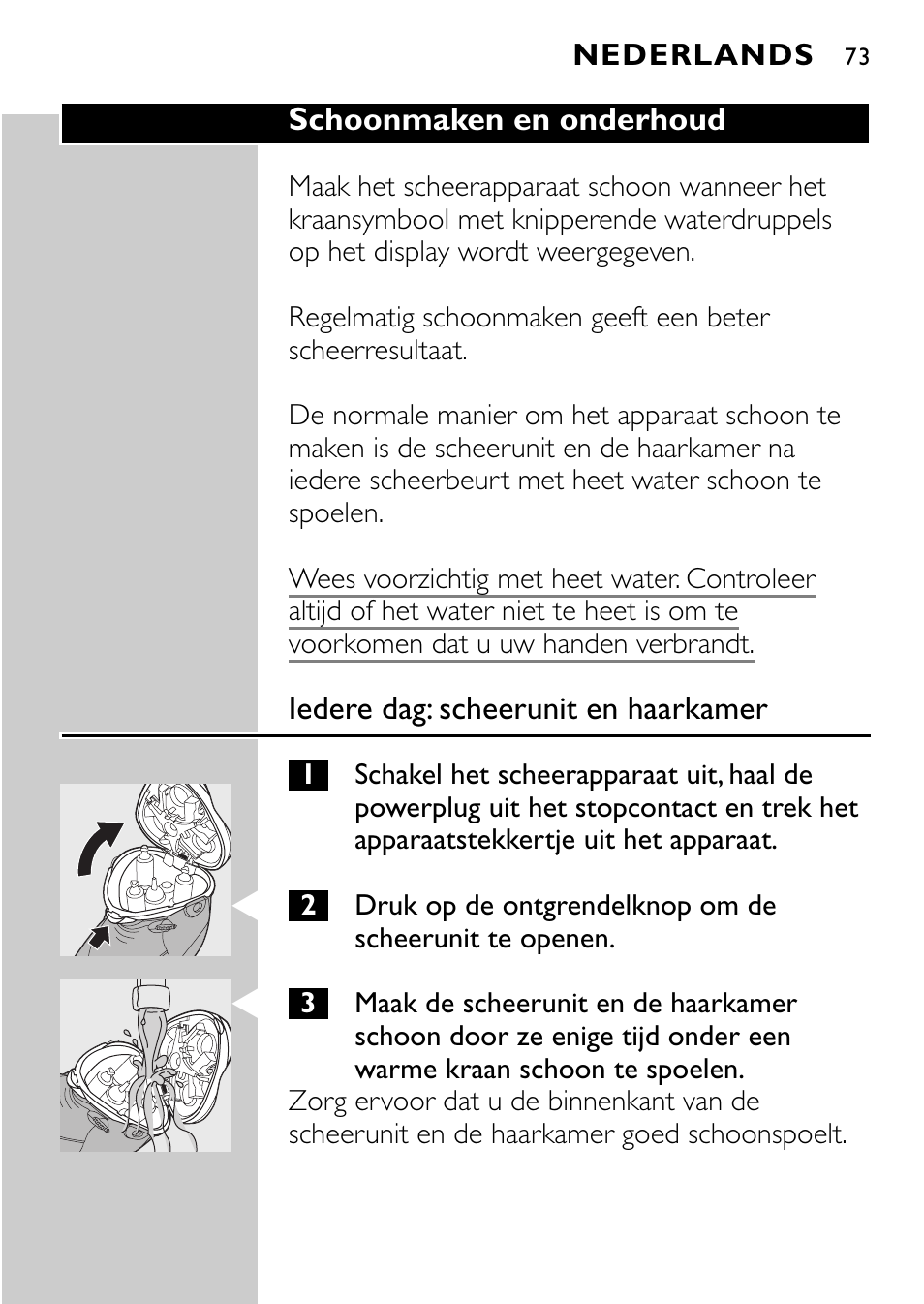 Philips Afeitadora eléctrica User Manual | Page 71 / 160