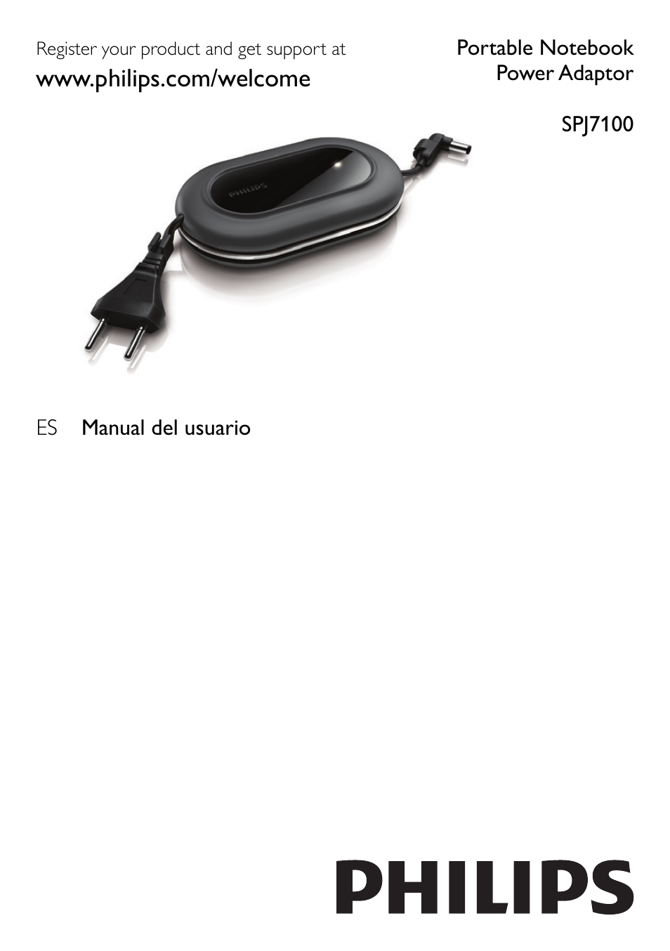 Philips Adaptador corriente portátil para ordenador portátil User Manual | 8 pages