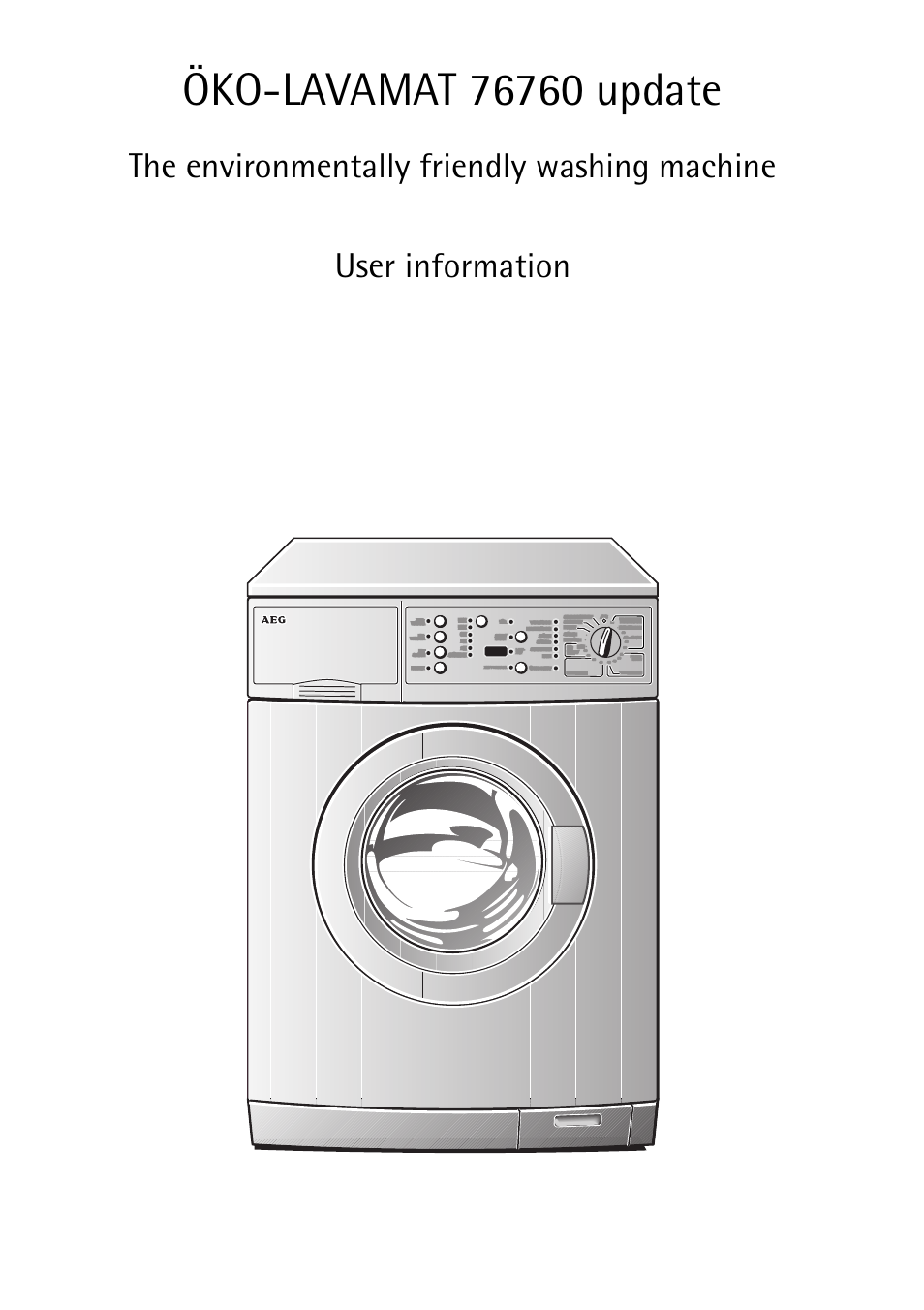 AEG OKO-LAVAMAT 76760 User Manual | 60 pages