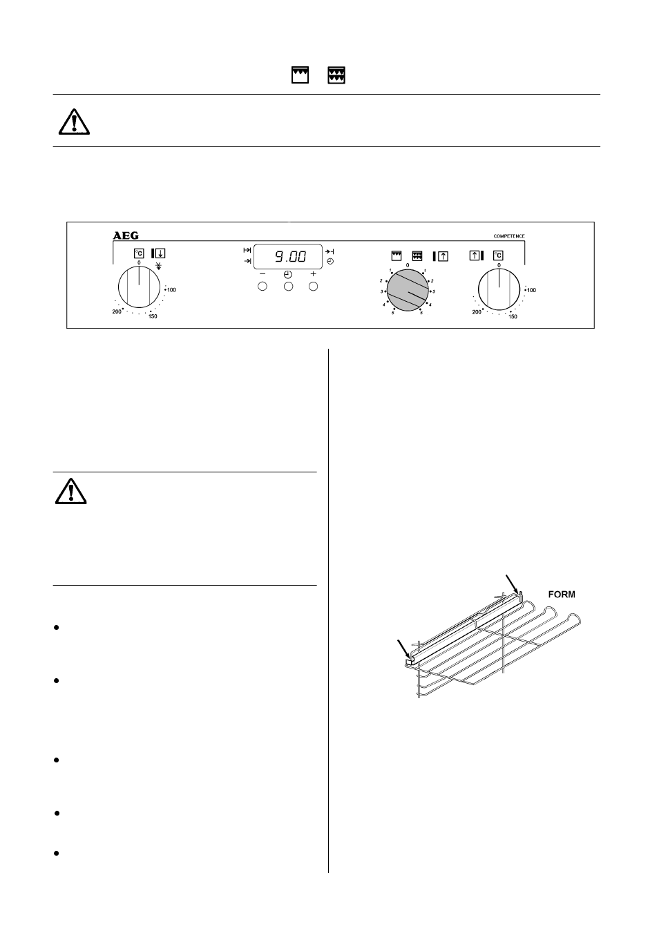 The dual grill | AEG D2160-1 User Manual | Page 12 / 40