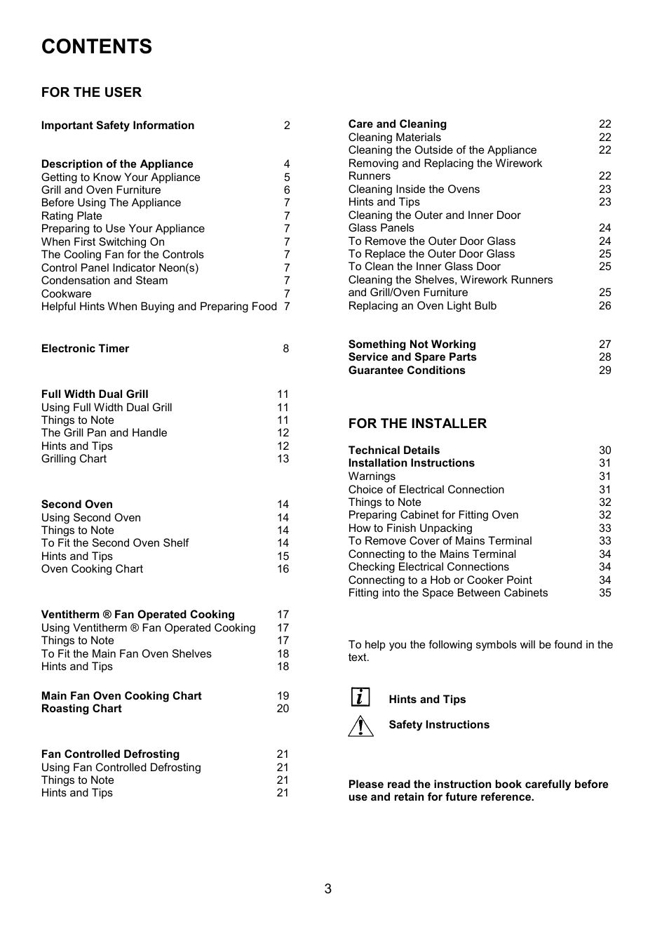 AEG COMPETENCE U3100-4 User Manual | Page 3 / 36