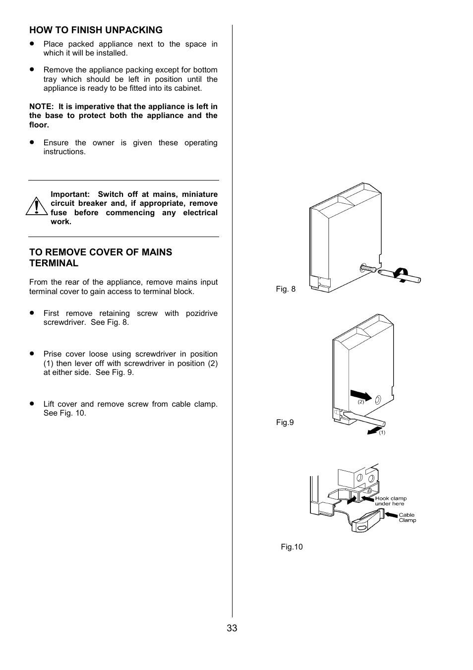 AEG COMPETENCE U3100-4 User Manual | Page 33 / 36