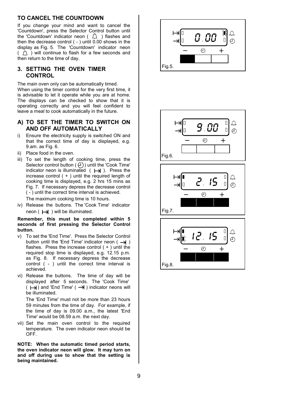 AEG COMPETENCE U3100-4 User Manual | Page 9 / 36