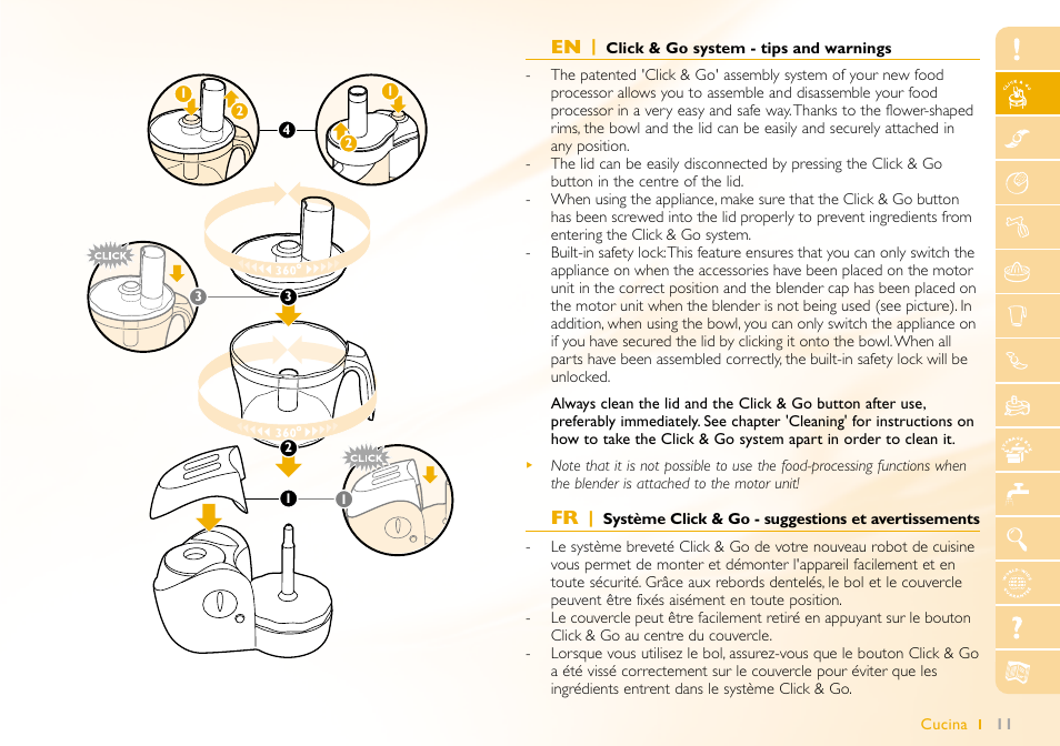 Philips Robot de cocina User Manual | Page 11 / 64