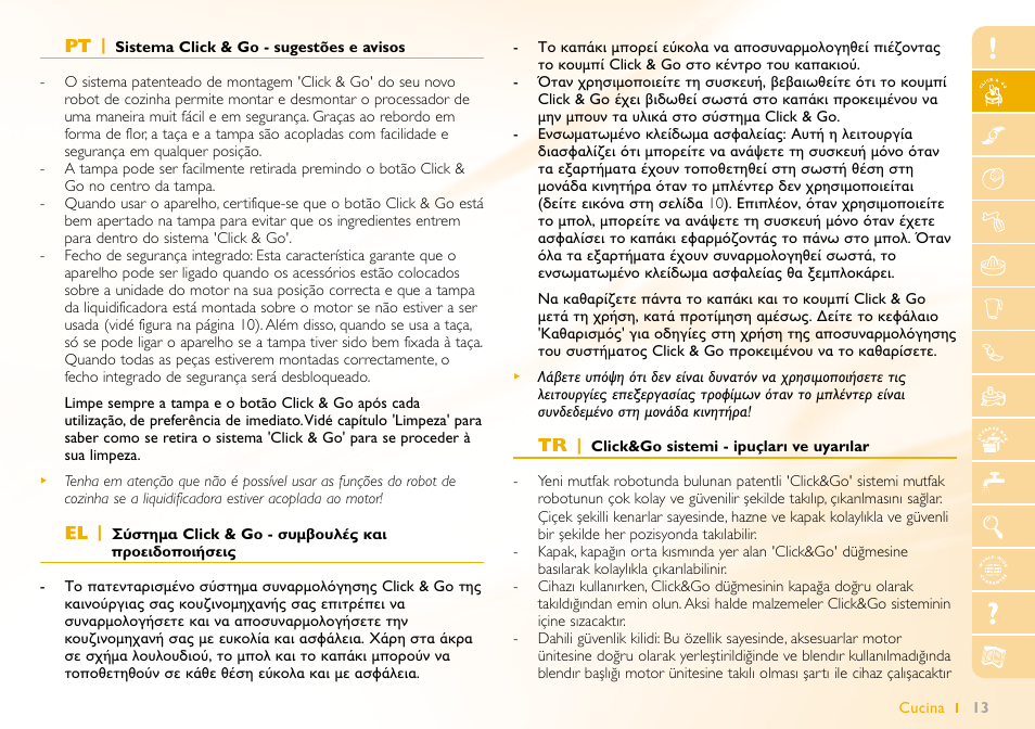 Philips Robot de cocina User Manual | Page 13 / 64