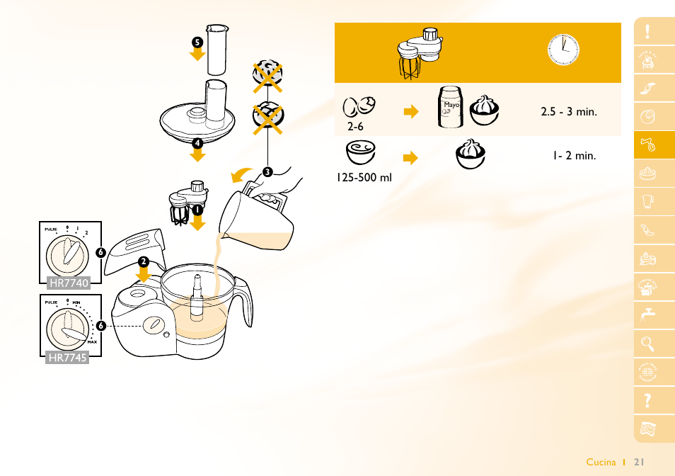 Philips Robot de cocina User Manual | Page 21 / 64