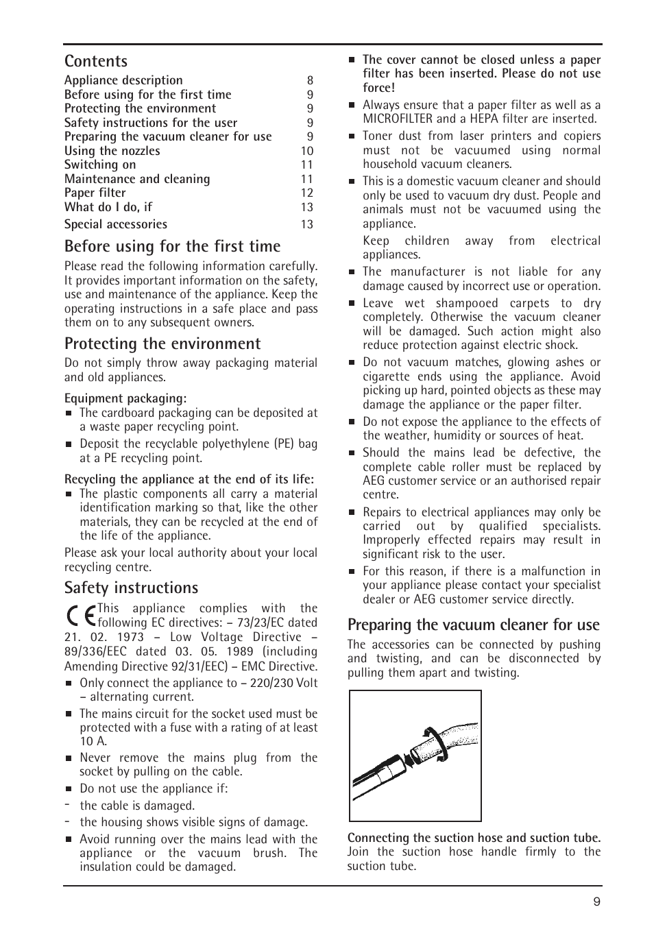 AEG 5 User Manual | Page 3 / 8