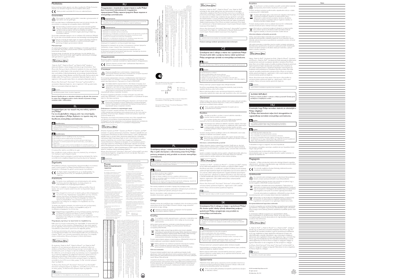 Philips altavoz base User Manual | Page 4 / 4