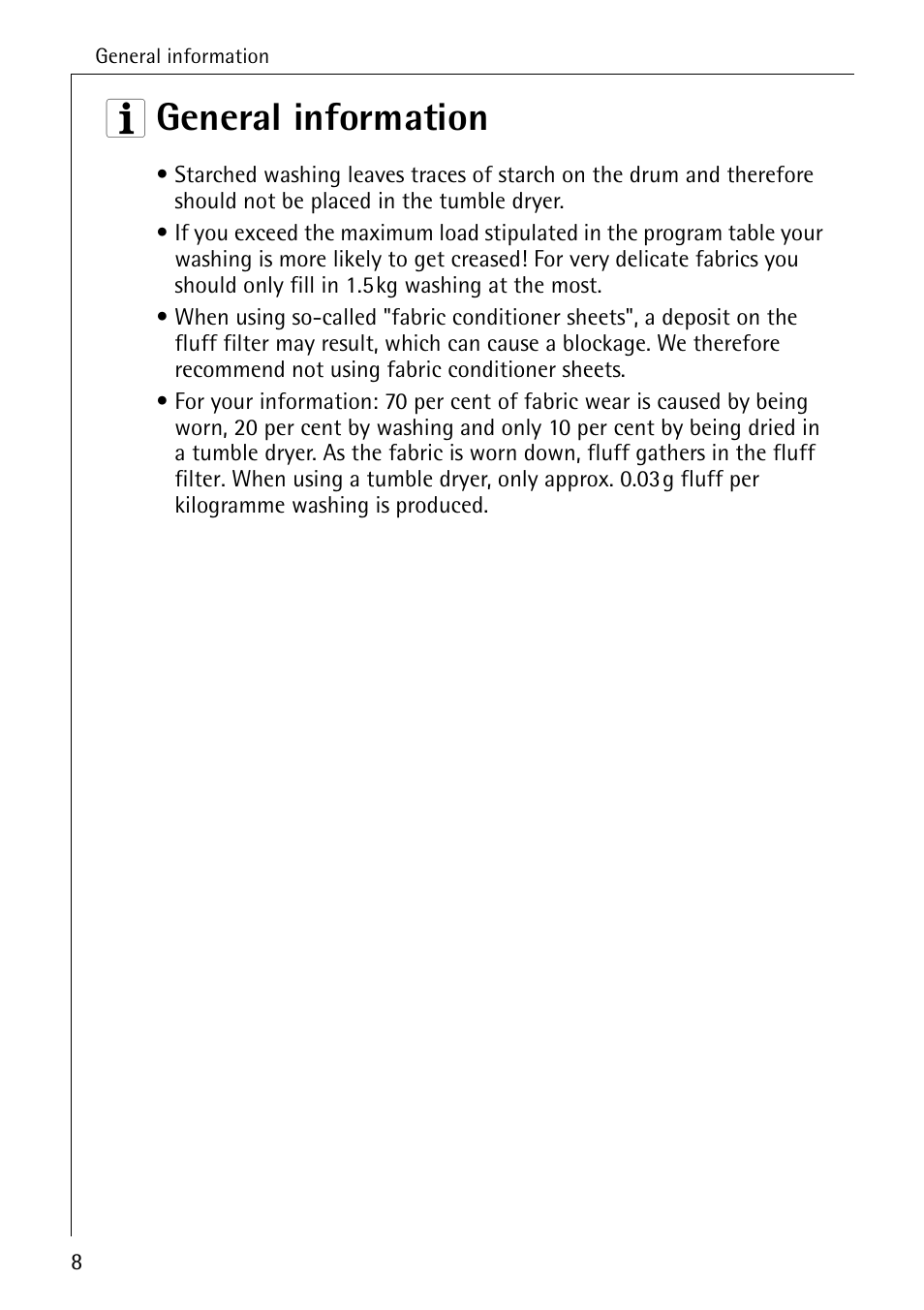 3 general information | AEG LAVATHERM 56609 User Manual | Page 8 / 36