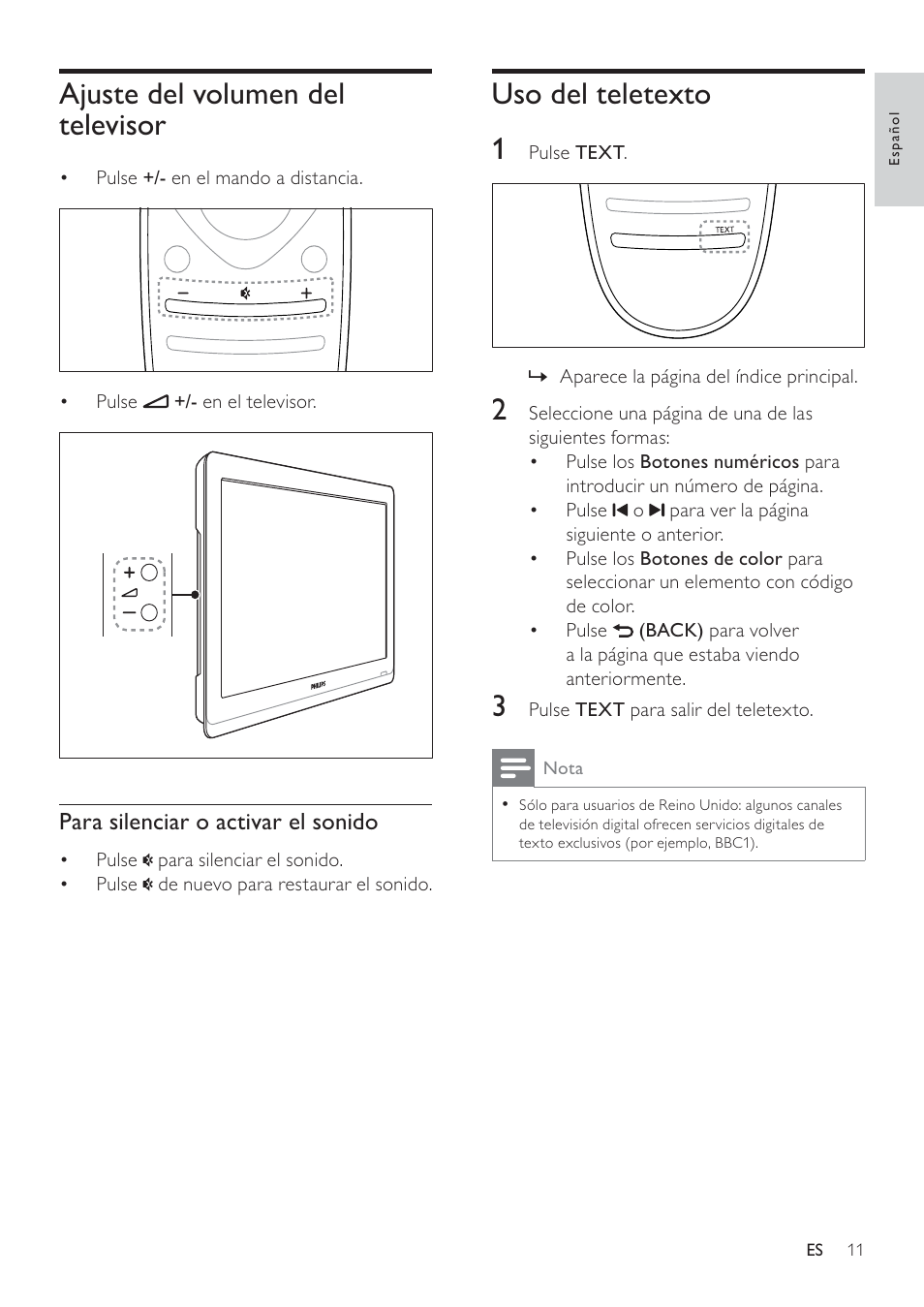 Philips Televisor LCD profesional User Manual | Page 13 / 47