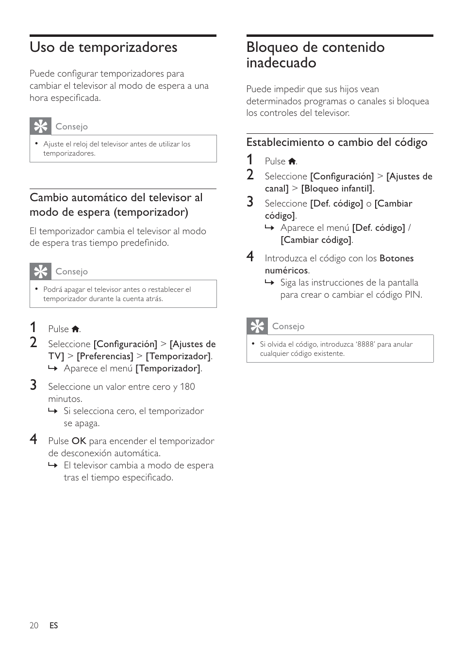 Philips Televisor LCD profesional User Manual | Page 22 / 47