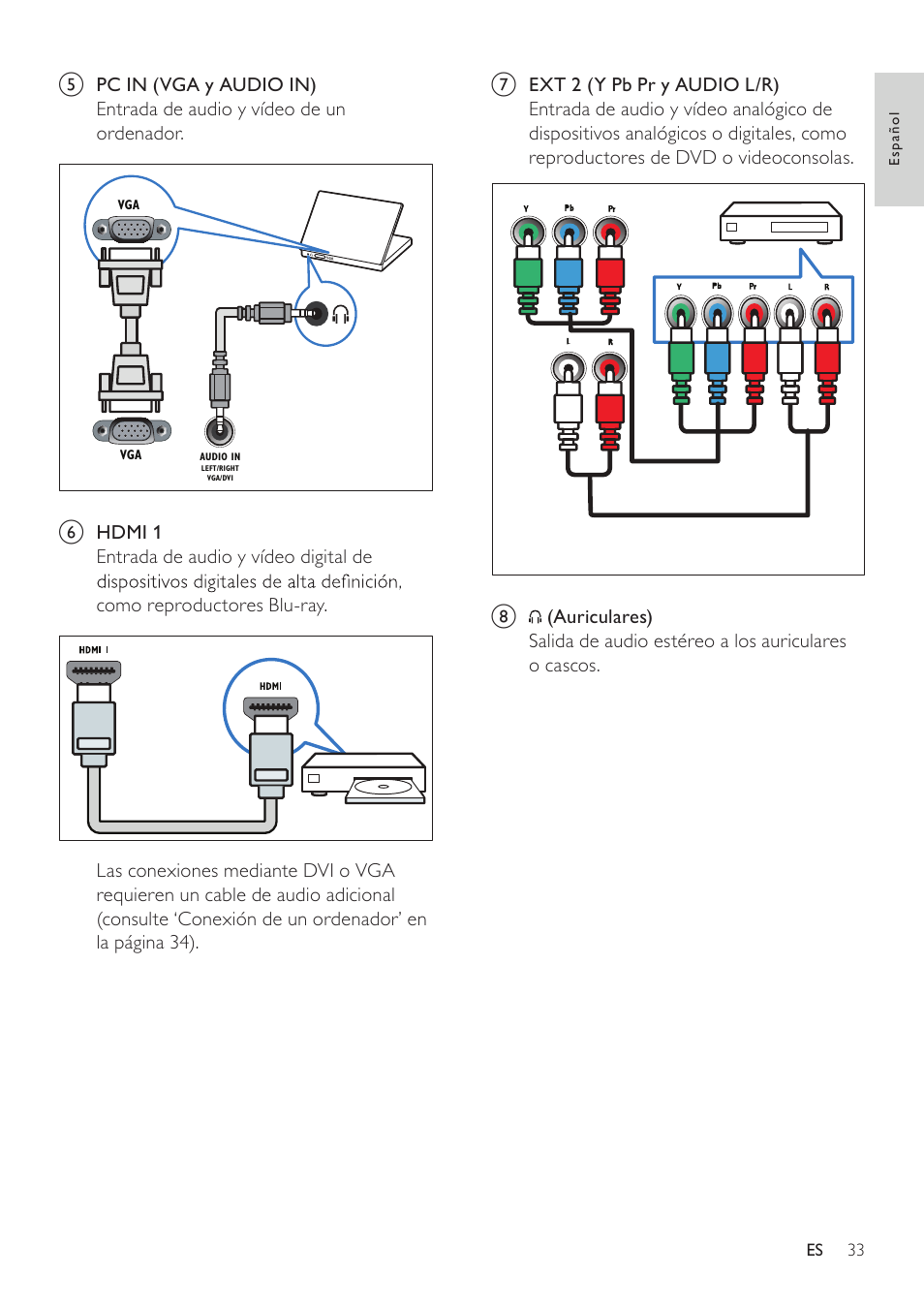 Philips Televisor LCD profesional User Manual | Page 35 / 47