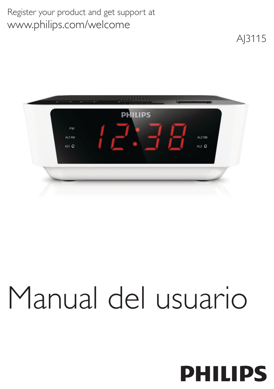 Philips Radio reloj con sintonización digital User Manual | 19 pages
