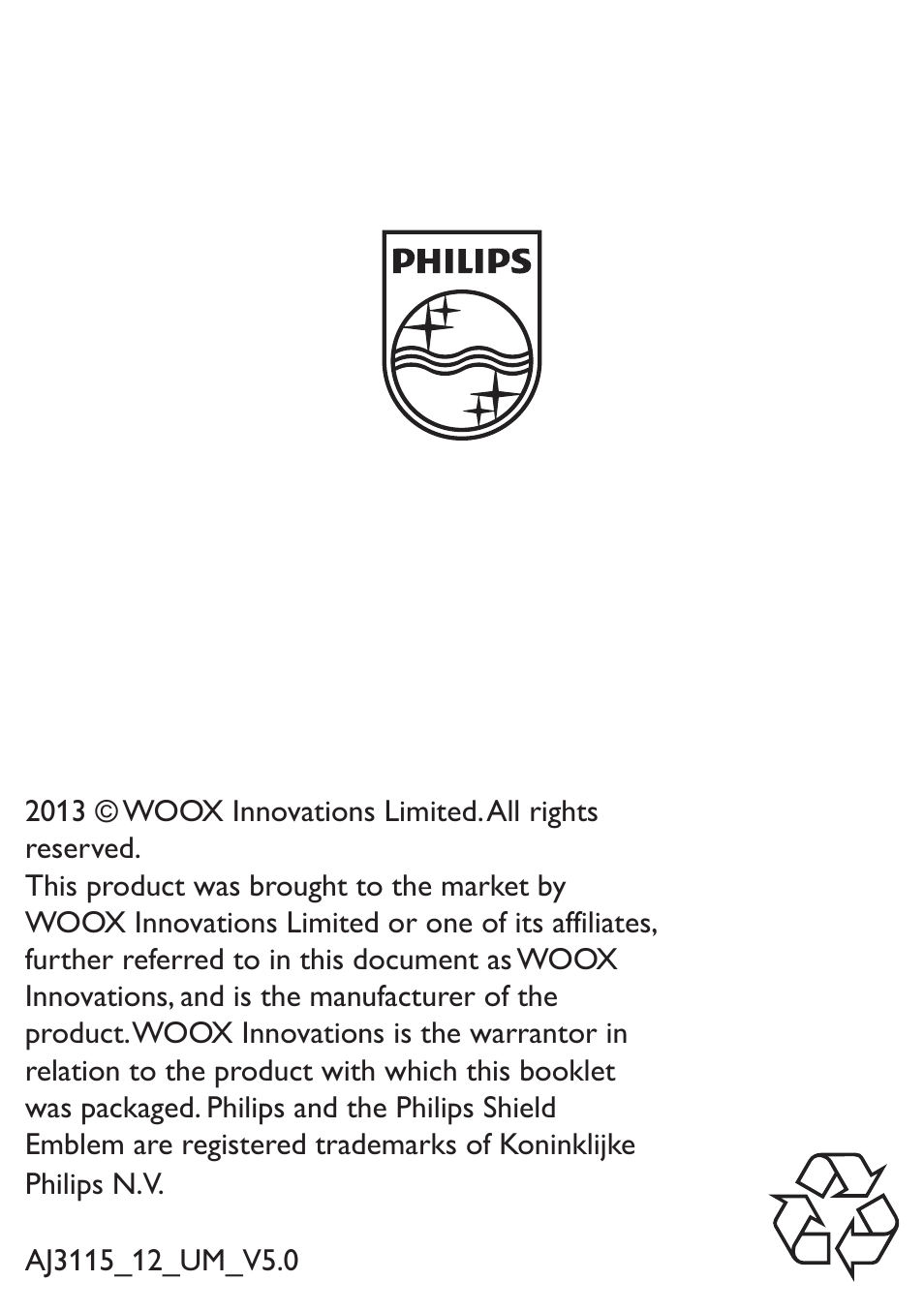 Philips Radio reloj con sintonización digital User Manual | Page 19 / 19