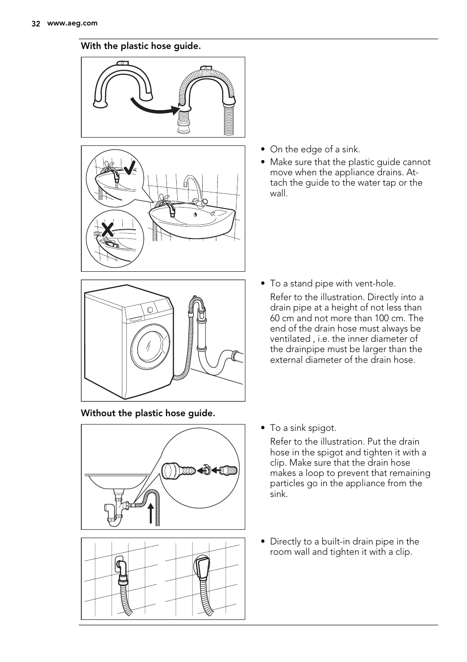 AEG L 75280 FLP User Manual | Page 32 / 36