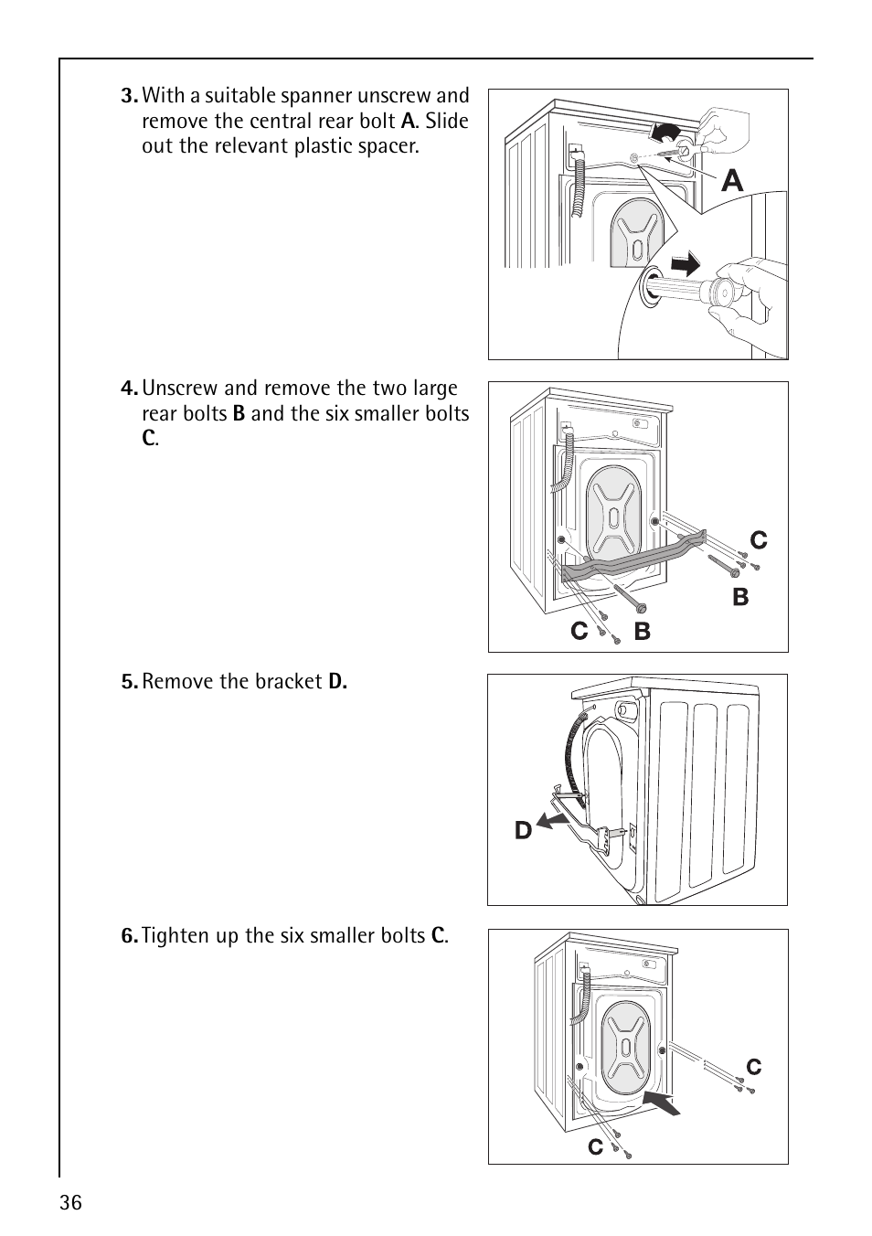 AEG LAVAMAT 86810 User Manual | Page 36 / 48