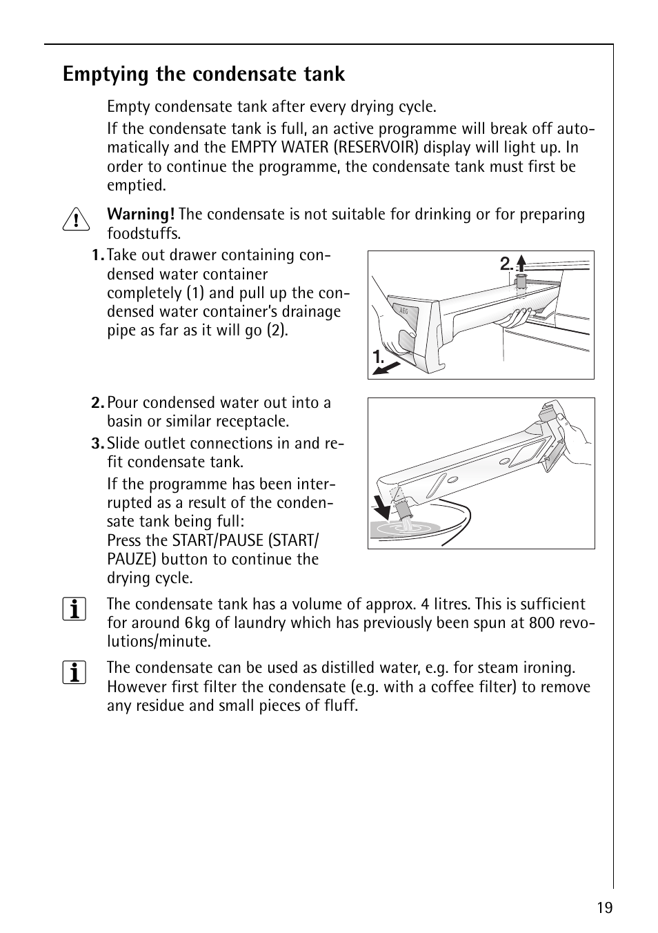AEG LAVATHERM 59800 User Manual | Page 19 / 36