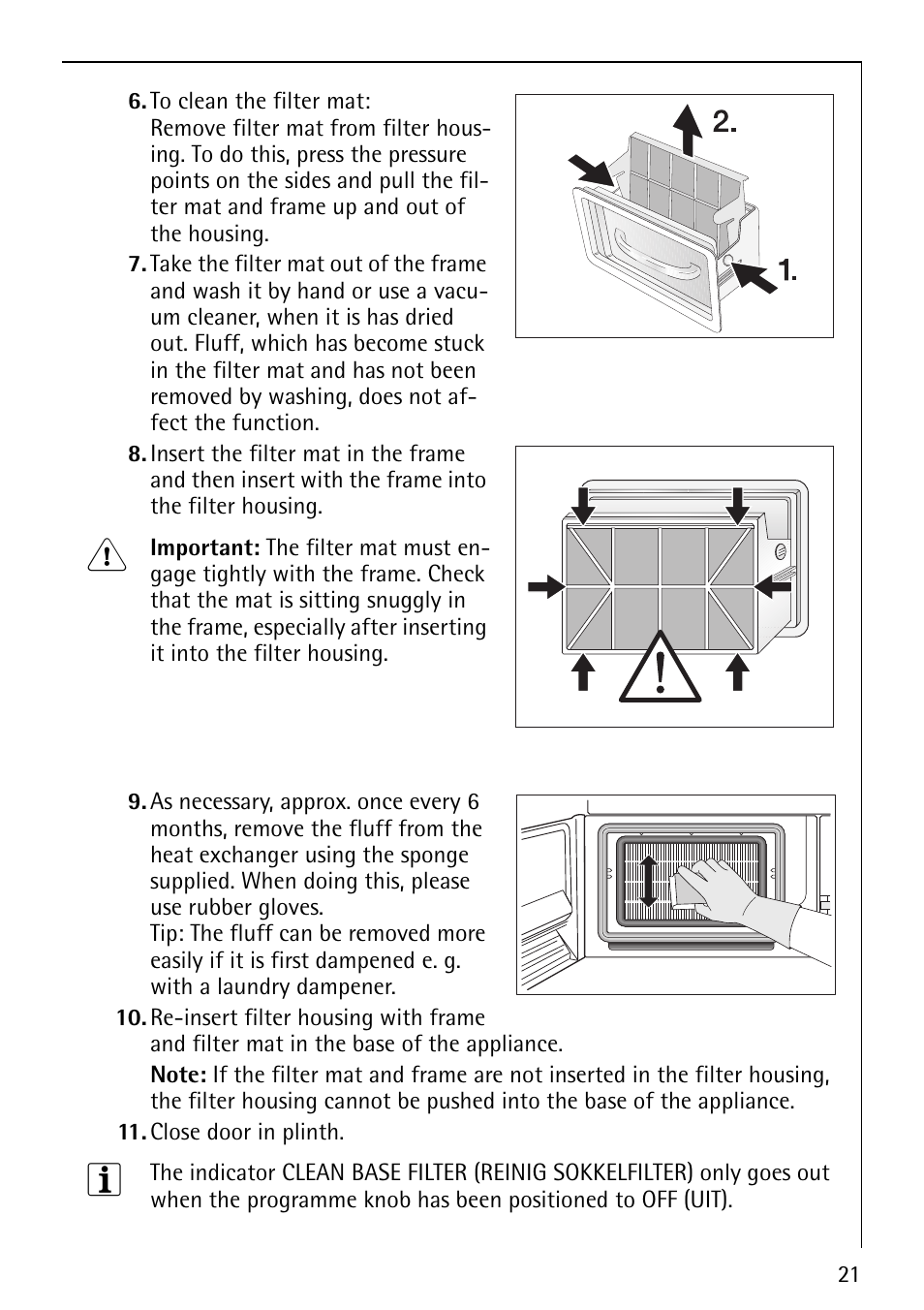 AEG LAVATHERM 59800 User Manual | Page 21 / 36