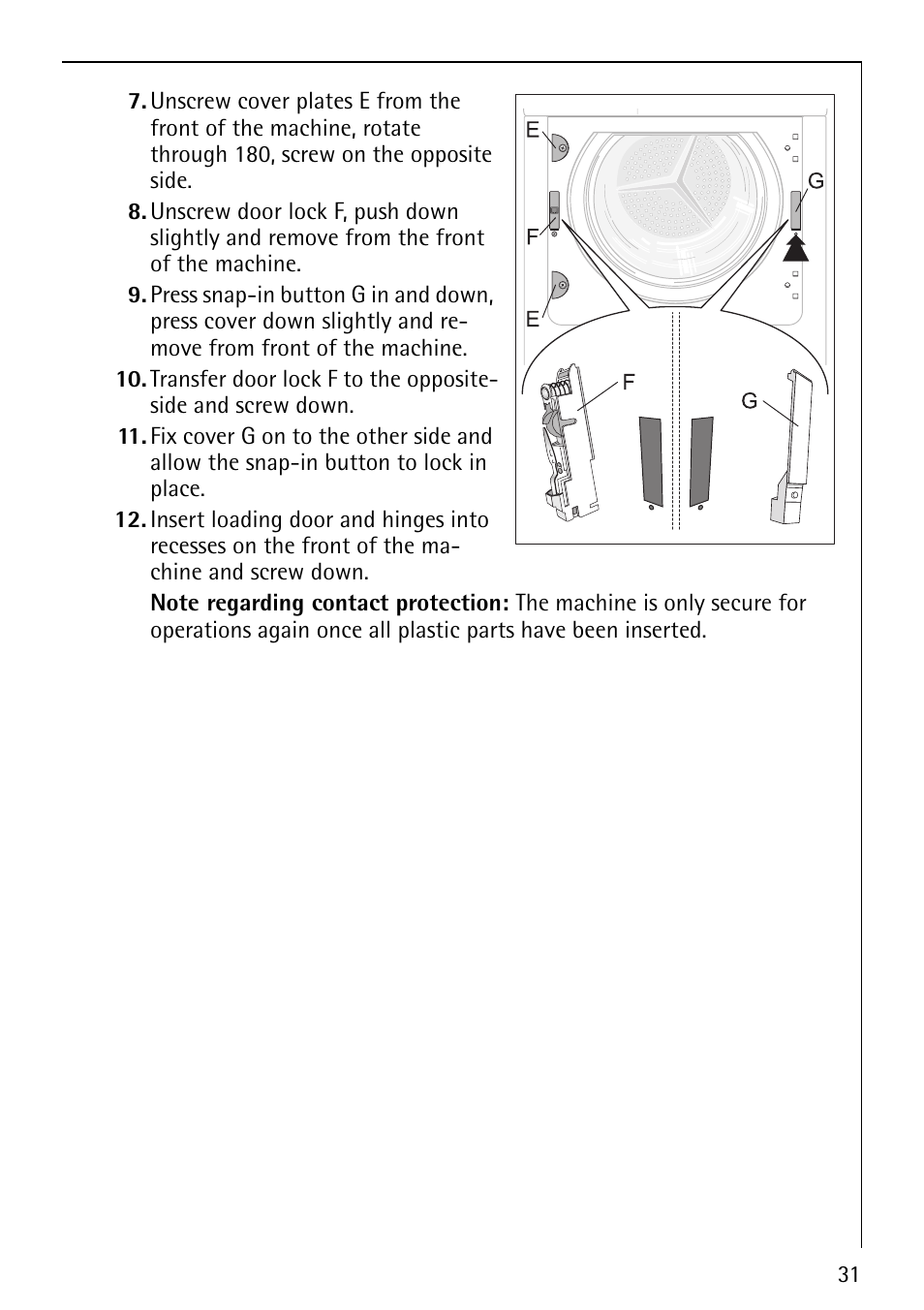 AEG LAVATHERM 59800 User Manual | Page 31 / 36