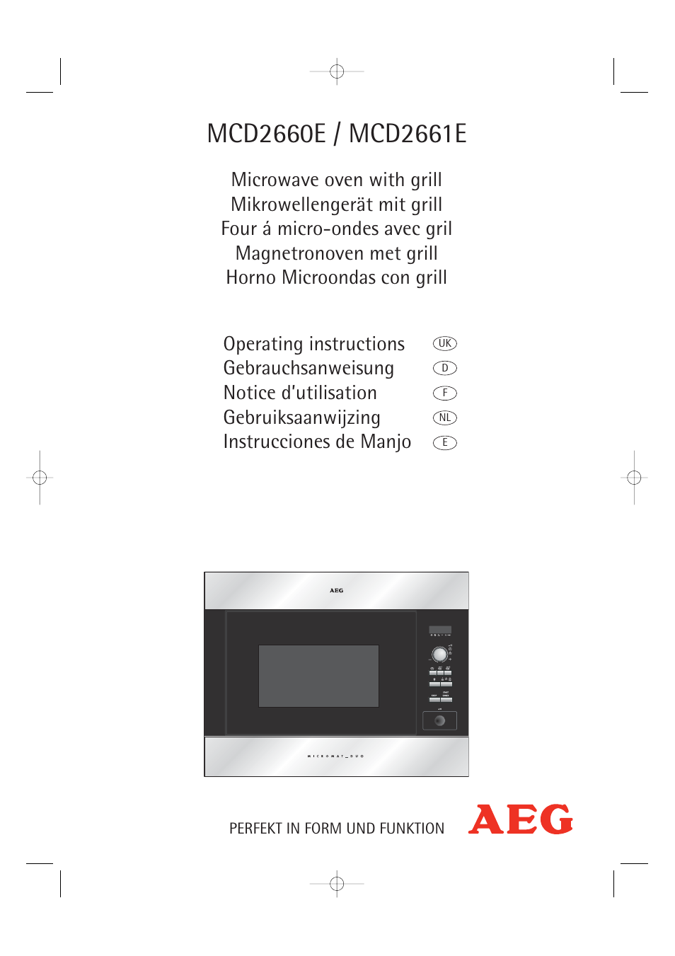 AEG MCD2661E User Manual | 53 pages