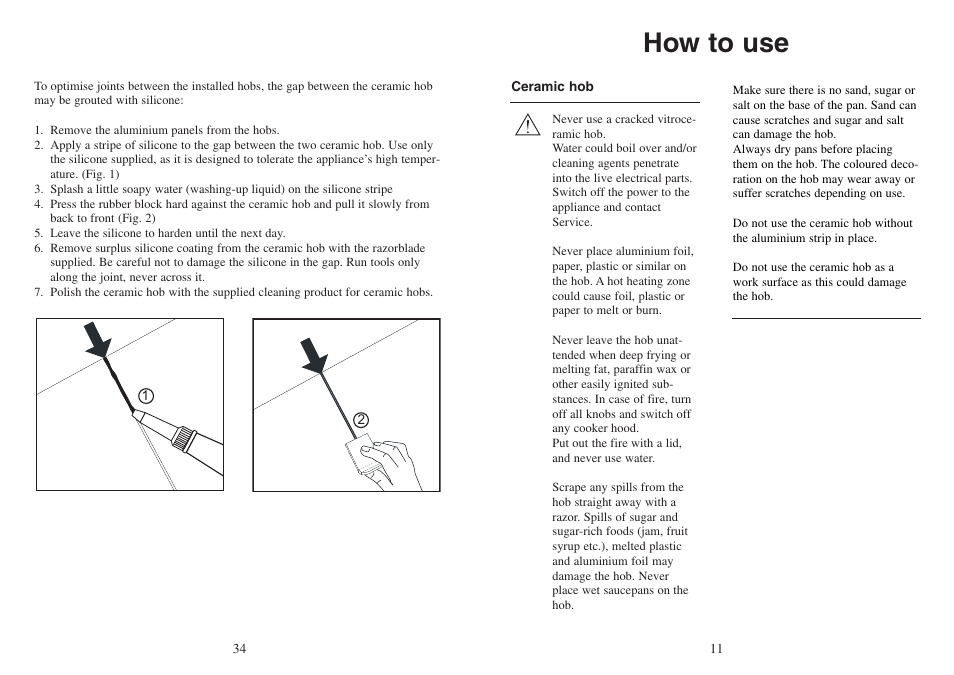 How to use | AEG FM 4803K-AN User Manual | Page 34 / 44