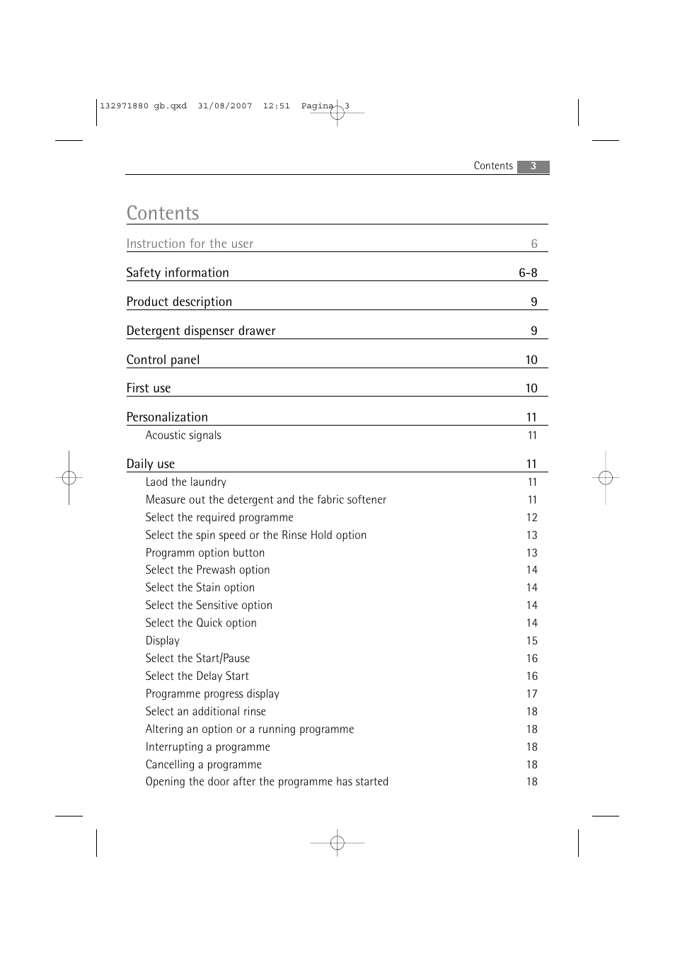 AEG LAVAMAT 72640 User Manual | Page 3 / 48