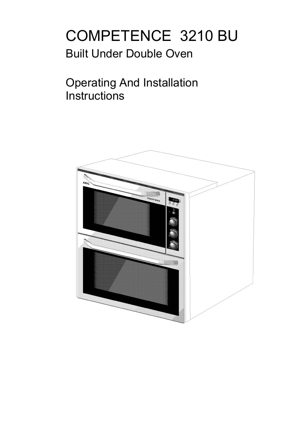 AEG COMPETENCE 3210 BU User Manual | 48 pages