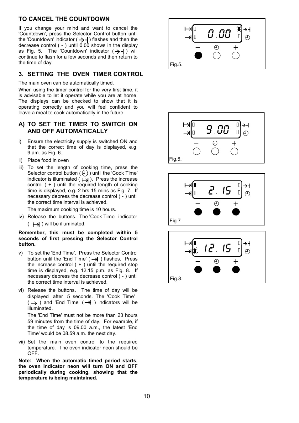 AEG COMPETENCE 3210 BU User Manual | Page 10 / 48