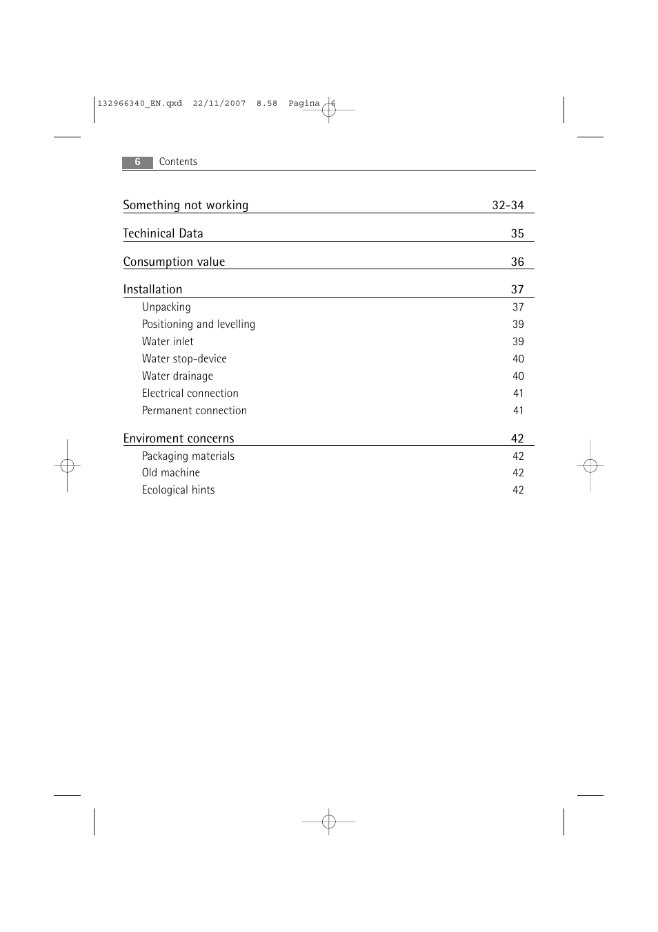 AEG LAVAMAT PRINCESS 2252 F User Manual | Page 6 / 44