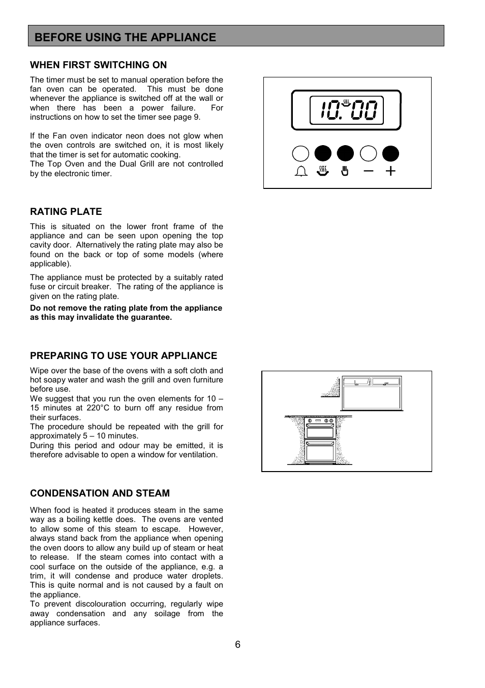 Before using the appliance | AEG 3210 BU User Manual | Page 6 / 44