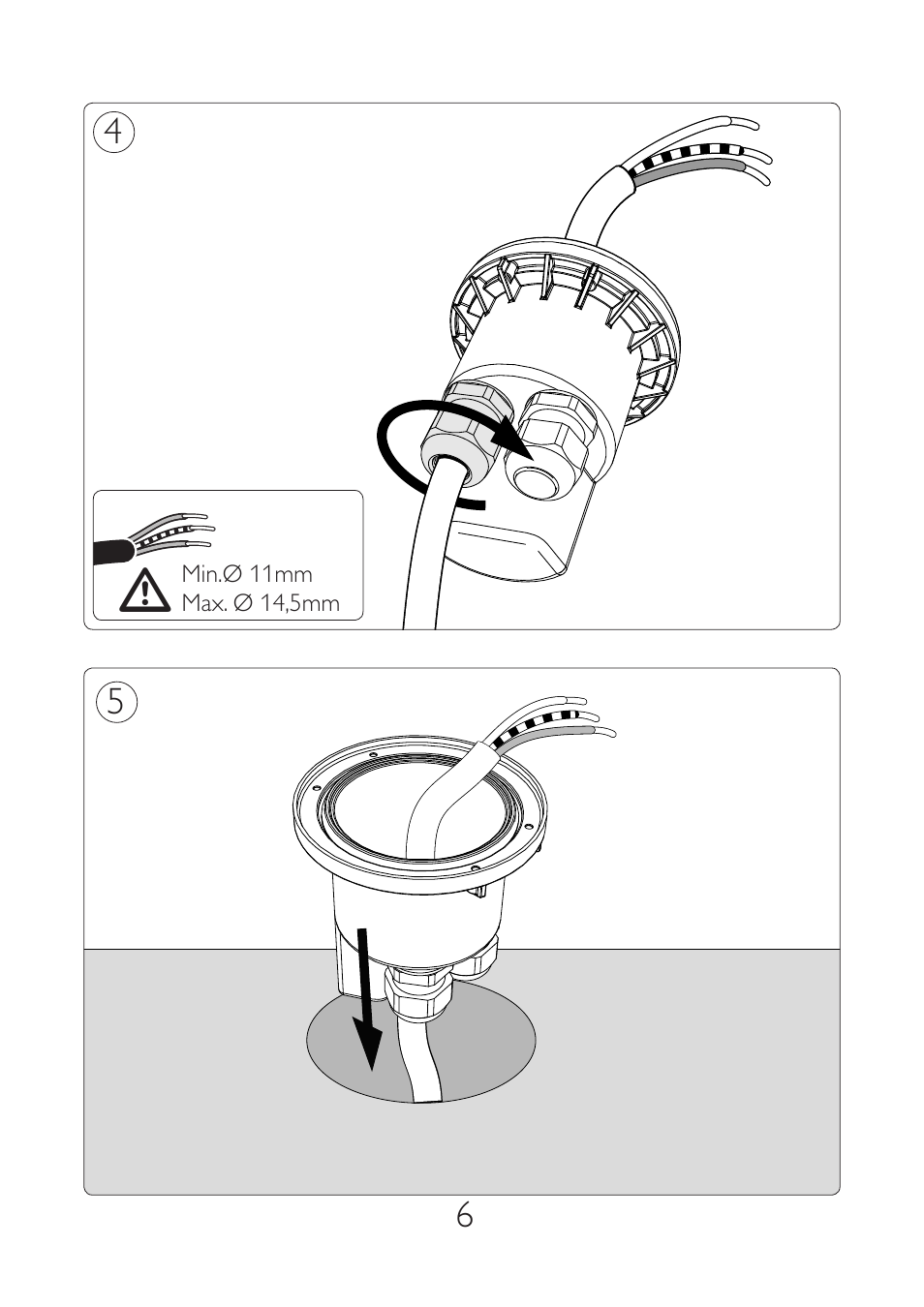 10cm | Philips myGarden Foco empotrable User Manual | Page 6 / 12