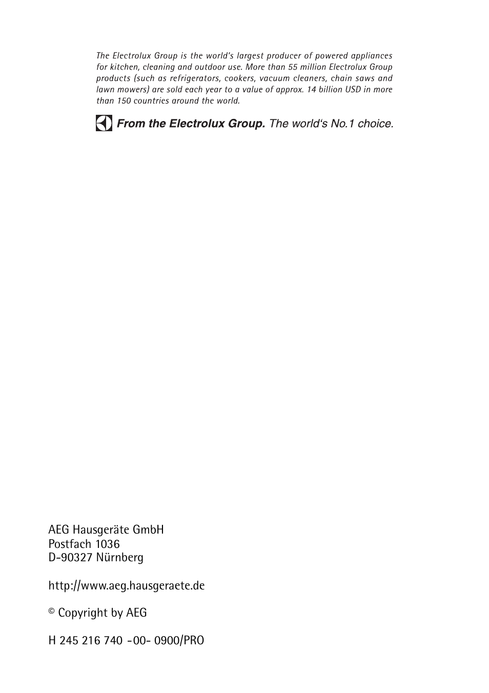 AEG LAVATHERM 35600 User Manual | Page 40 / 40