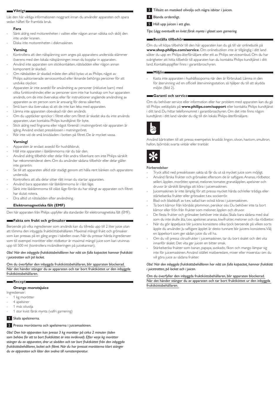 Philips Viva Collection Licuadora User Manual | Page 12 / 13