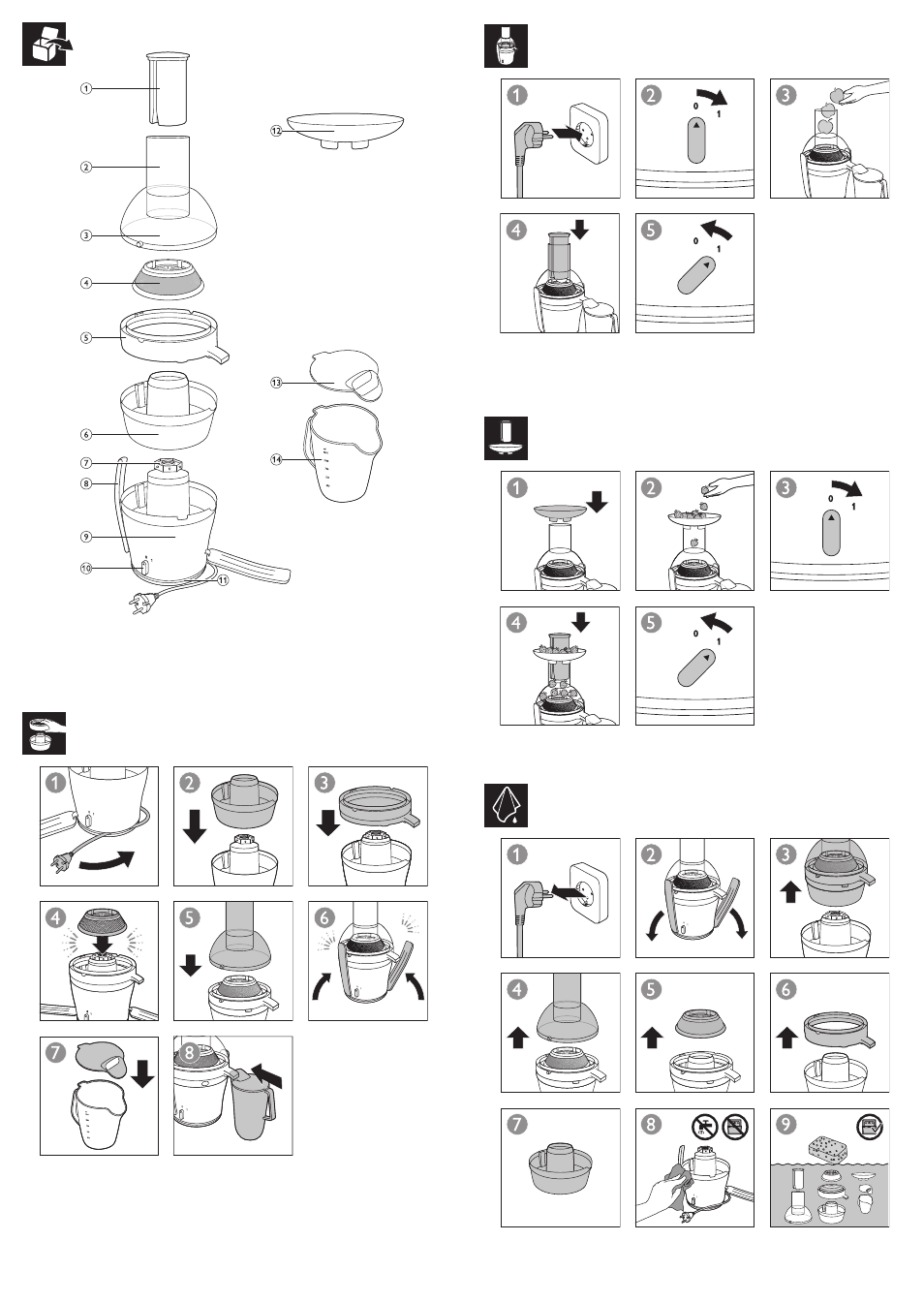 Philips Viva Collection Licuadora User Manual | Page 2 / 13