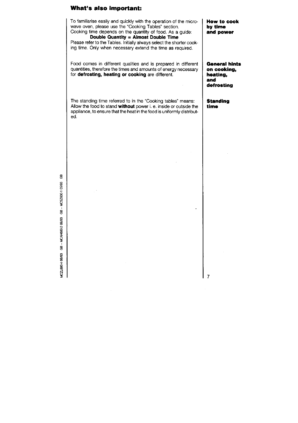 Standing, What’s also important | AEG MICROMAT DUO 220 User Manual | Page 7 / 29