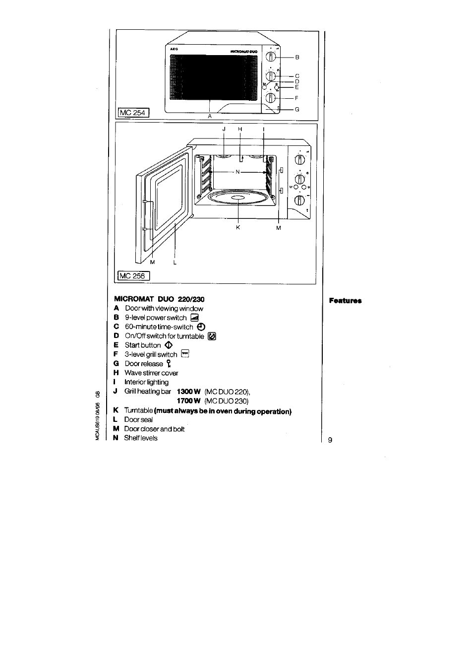 AEG MICROMAT DUO 220 User Manual | Page 9 / 29