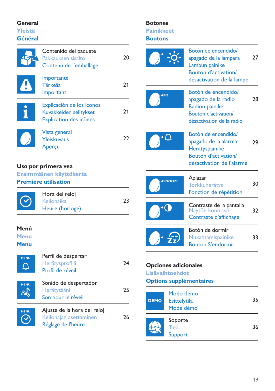 Philips Wake-up Light User Manual | Page 19 / 72