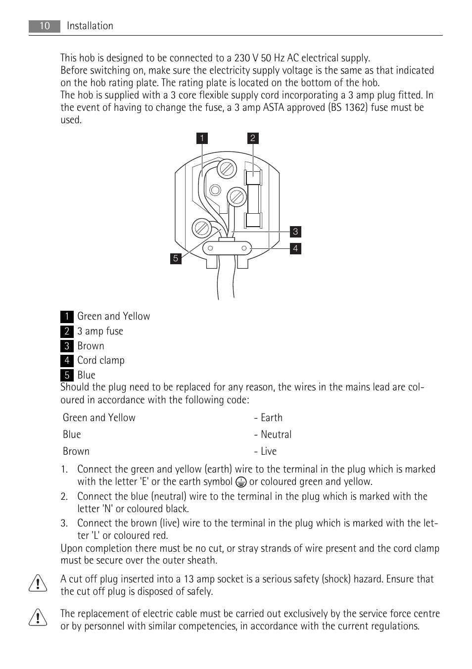 AEG HG654440SM User Manual | Page 10 / 24