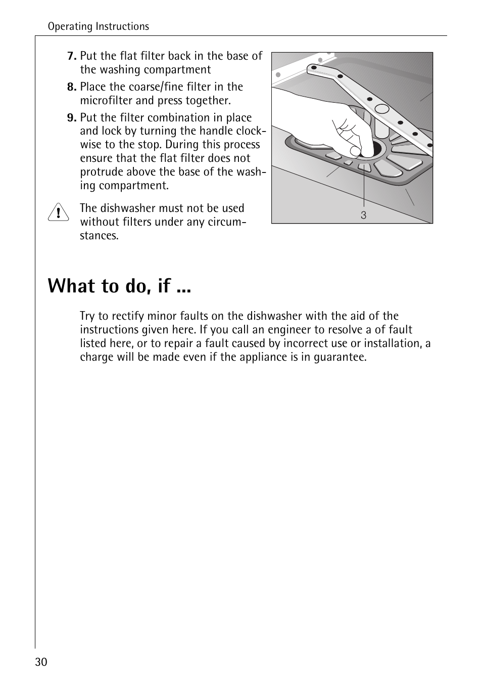 What to do, if | AEG FAVORIT 50760 I User Manual | Page 30 / 44