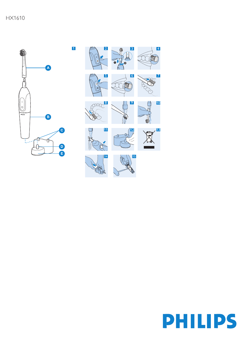 Philips Sonicare Sensiflex Cepillo dental recargable User Manual | 8 pages