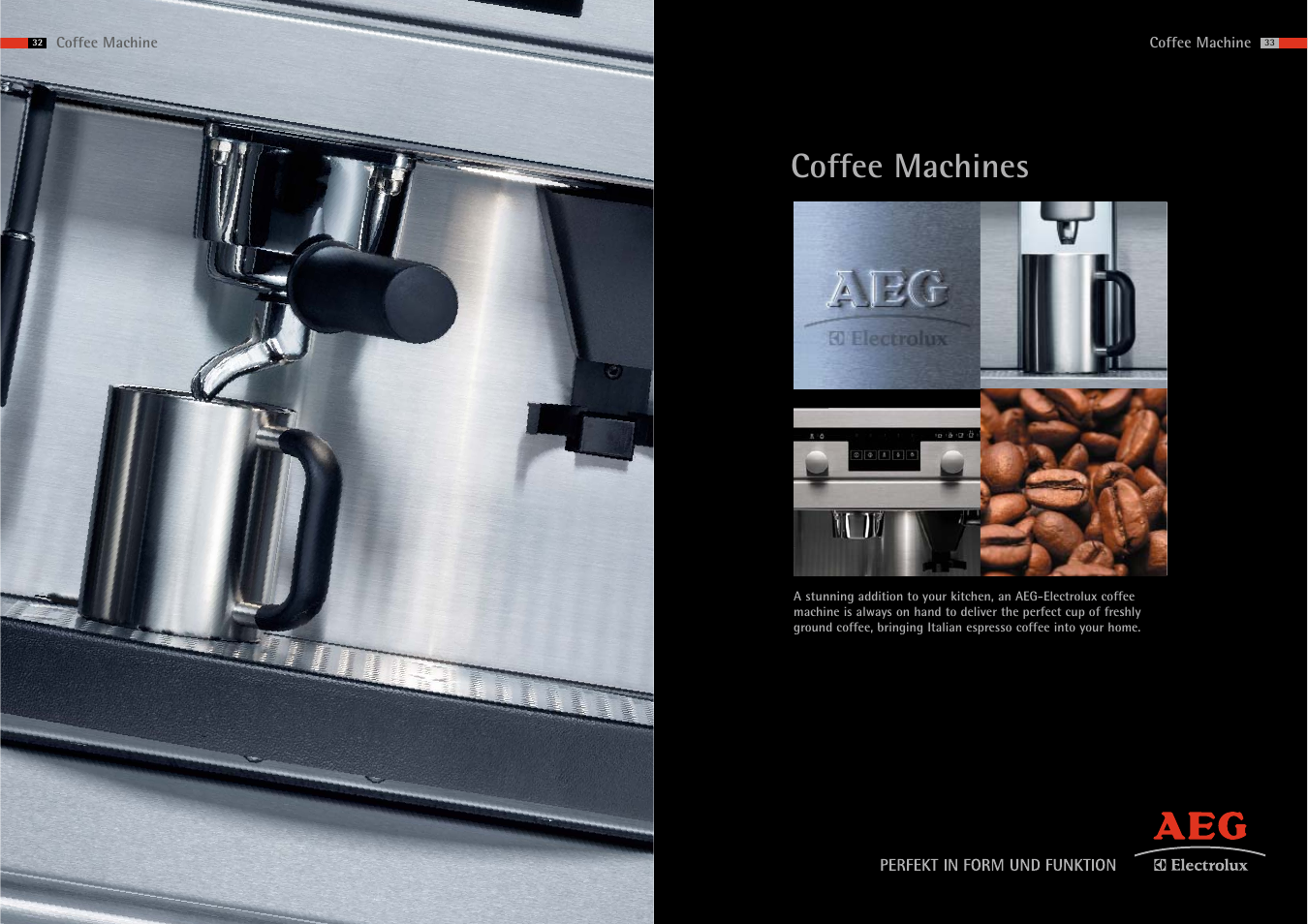 AEG Coffee Machines User Manual | 2 pages