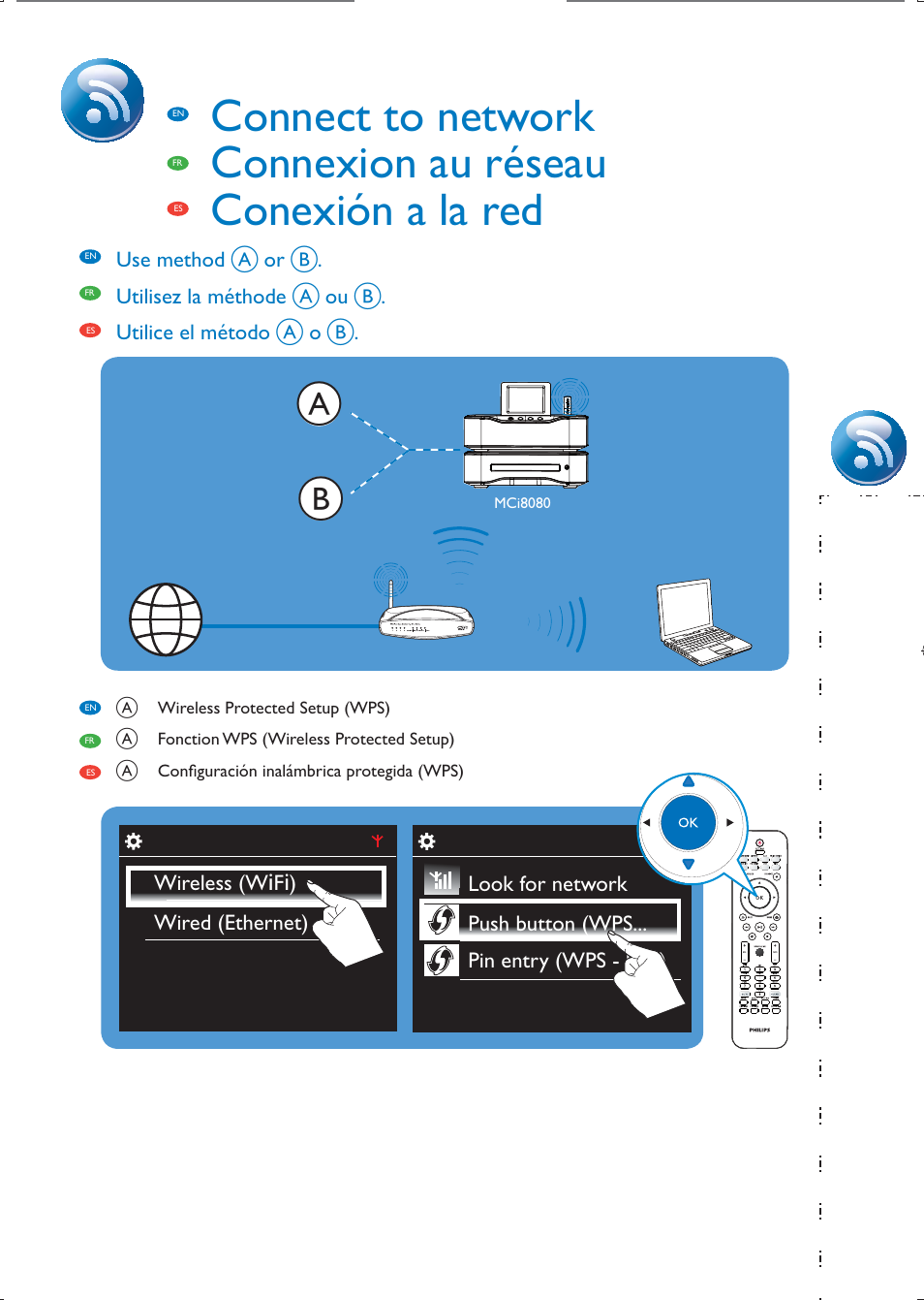Philips Streamium Sistema Hi-Fi con componentes Wi-Fi User Manual | Page 11 / 28