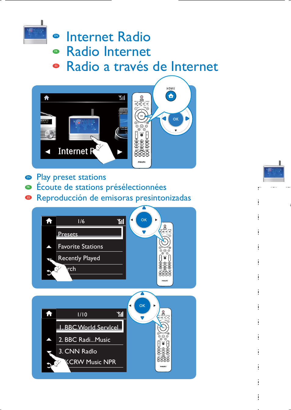 Philips Streamium Sistema Hi-Fi con componentes Wi-Fi User Manual | Page 15 / 28