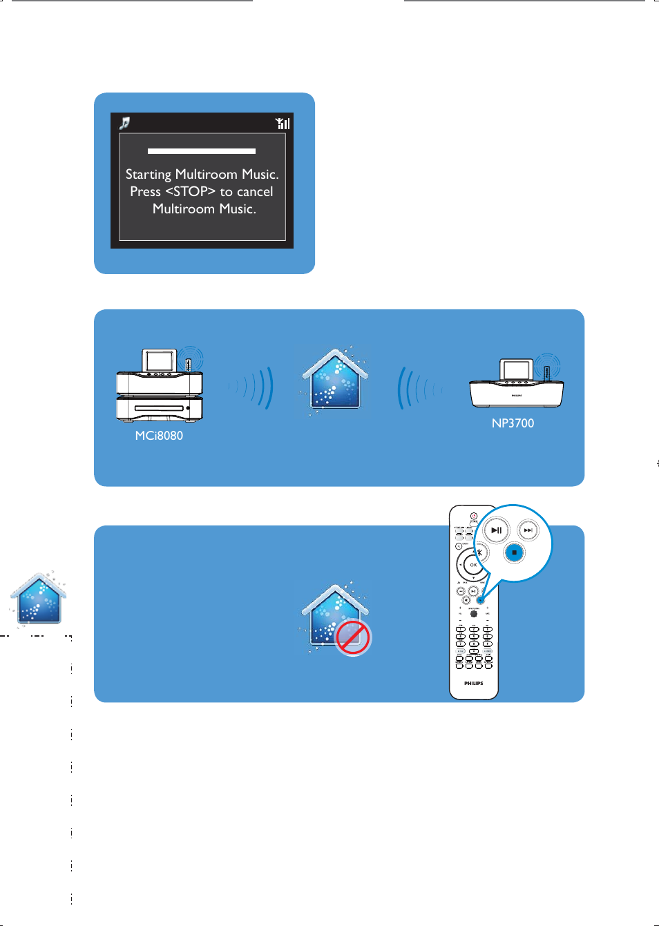 Philips Streamium Sistema Hi-Fi con componentes Wi-Fi User Manual | Page 22 / 28