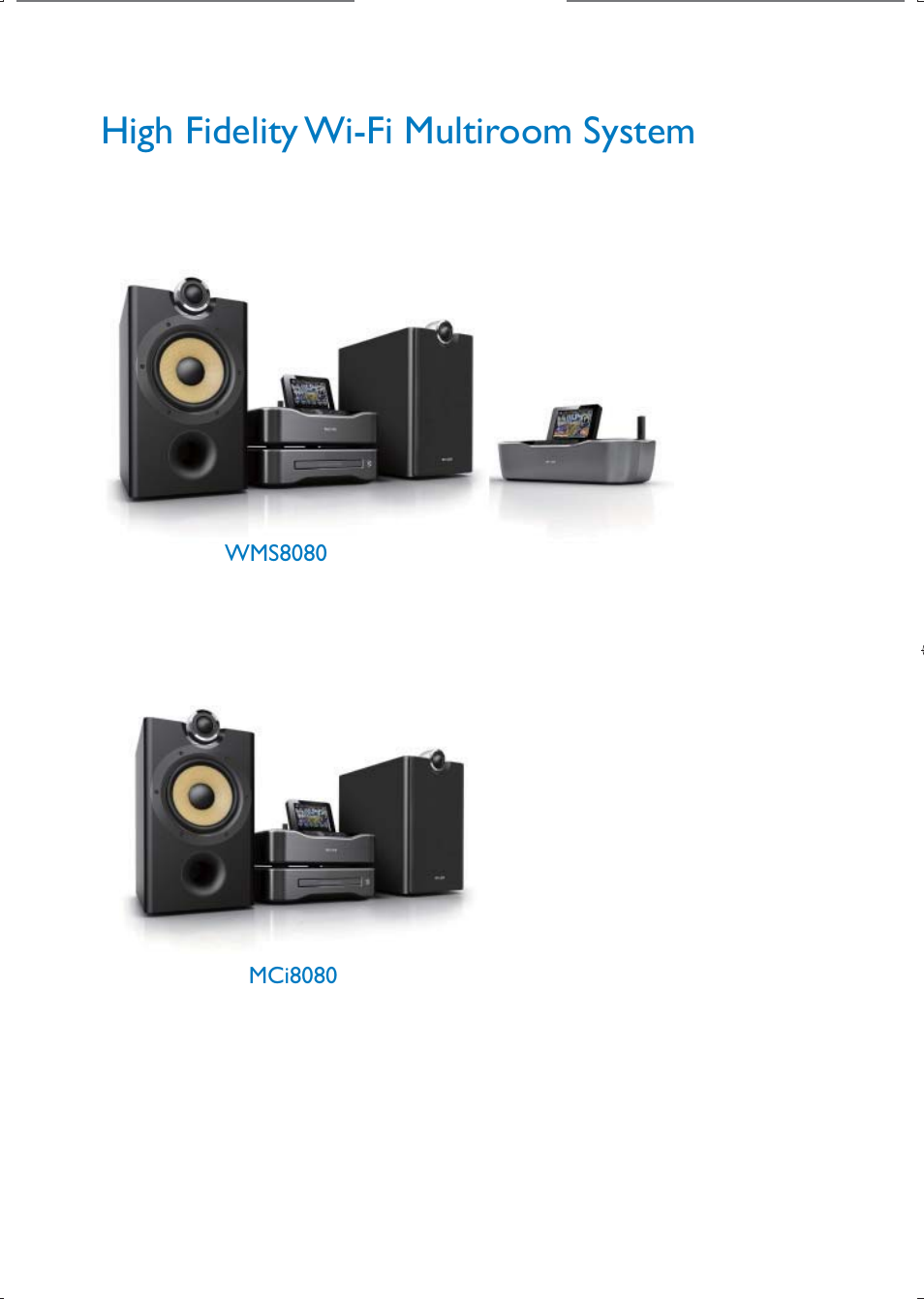 High fidelity wi-fi multiroom system | Philips Streamium Sistema Hi-Fi con componentes Wi-Fi User Manual | Page 26 / 28