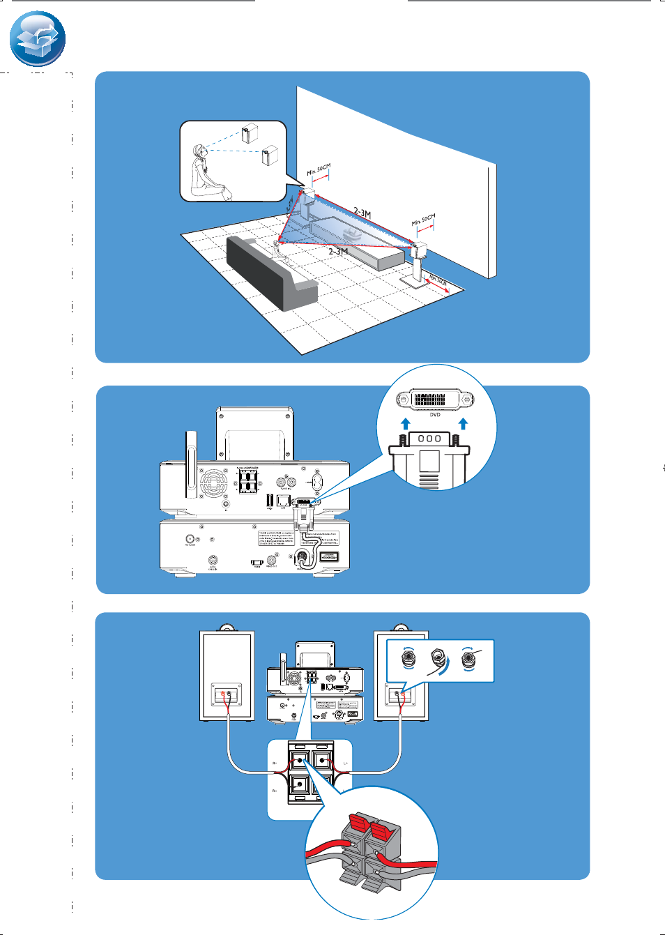 Philips Streamium Sistema Hi-Fi con componentes Wi-Fi User Manual | Page 4 / 28