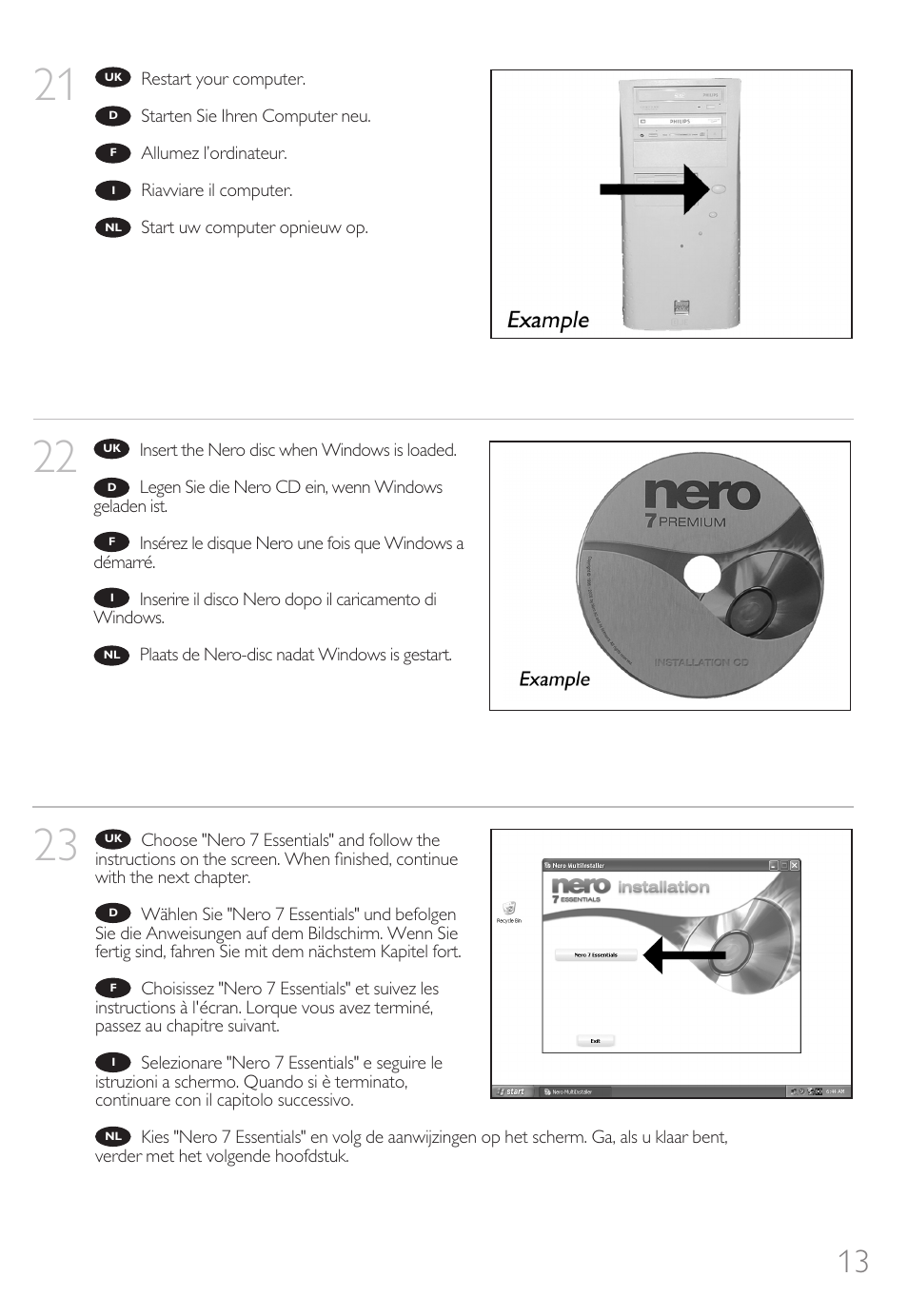 Philips Unidad interna User Manual | Page 13 / 88