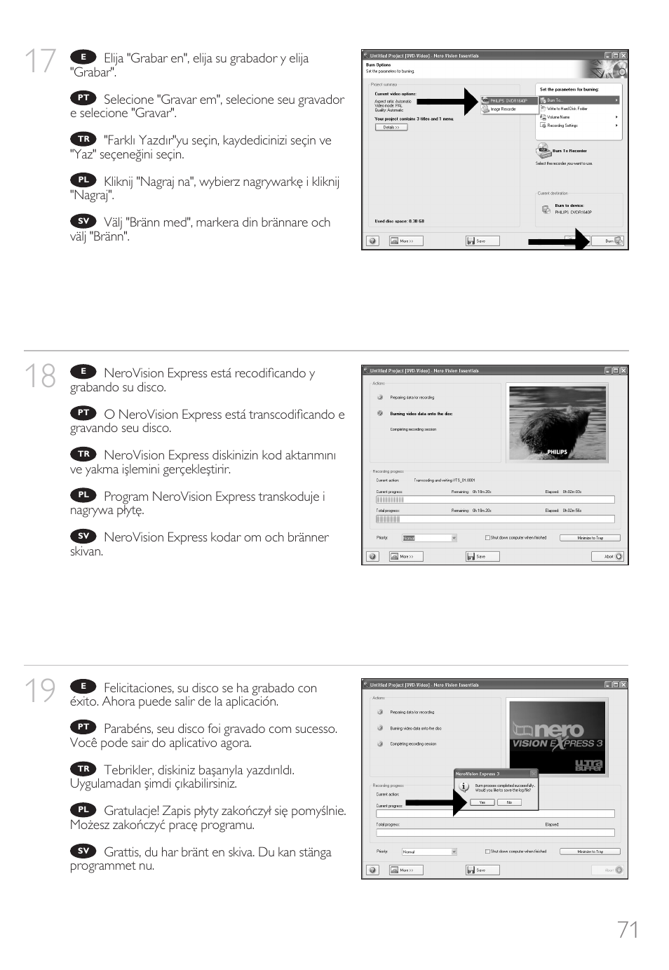 Philips Unidad interna User Manual | Page 71 / 88